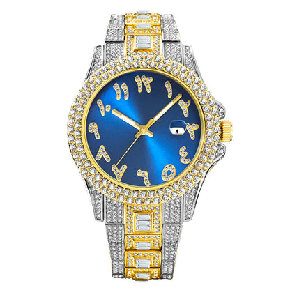 Iced Out Frosty Face Watch