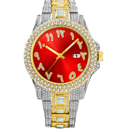 Iced Out Frosty Face Watch