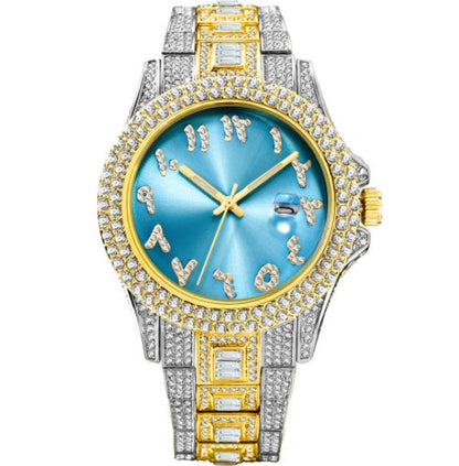 Iced Out Frosty Face Watch