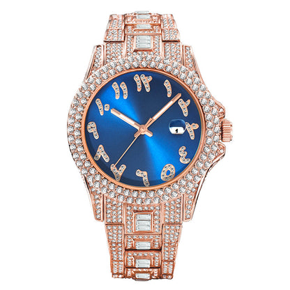 Iced Out Frosty Face Watch