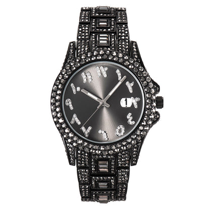 Iced Out Frosty Face Watch