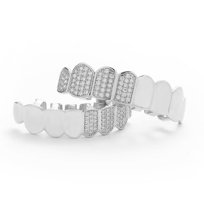 Half N Half Iced Out Grillz