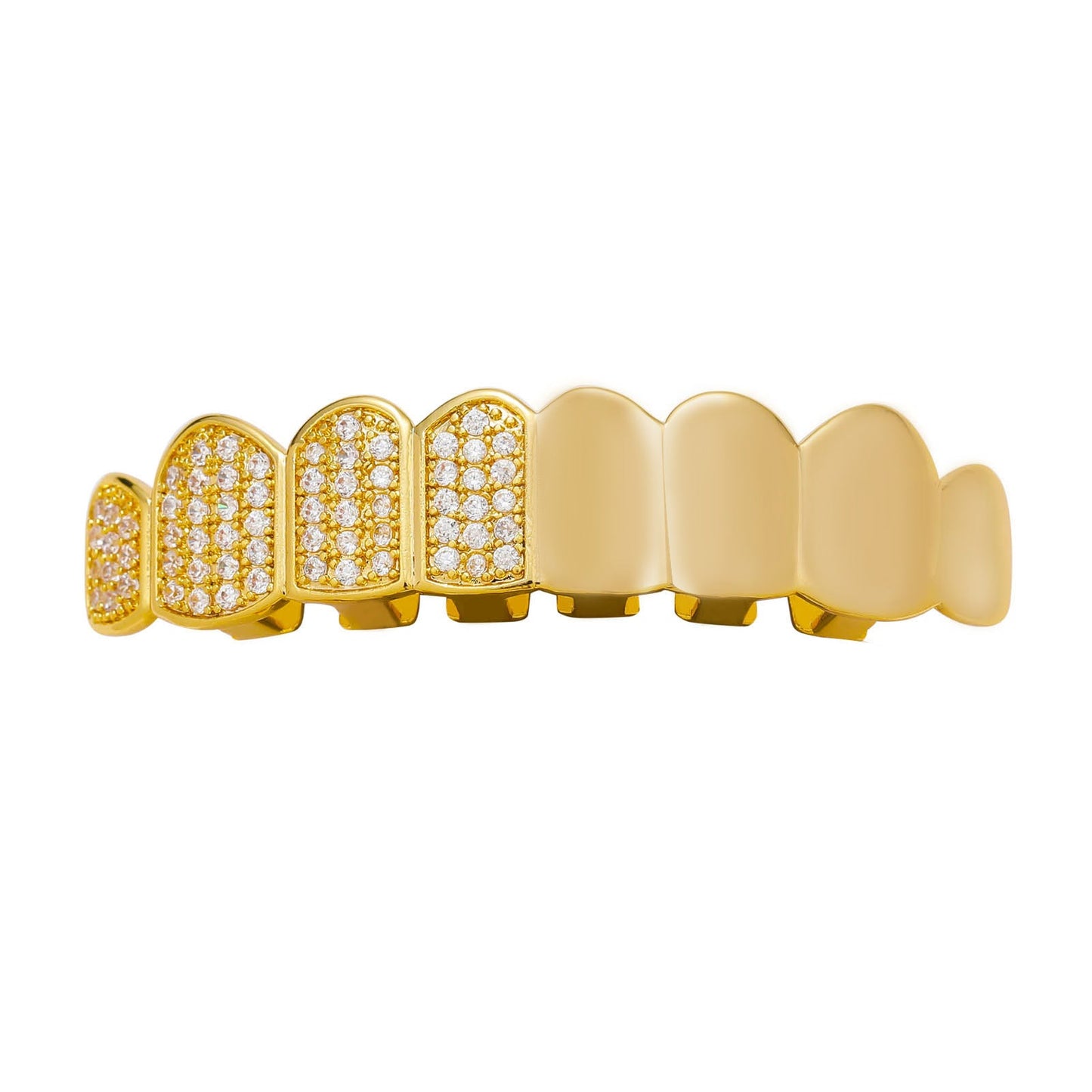Half N Half Iced Out Grillz