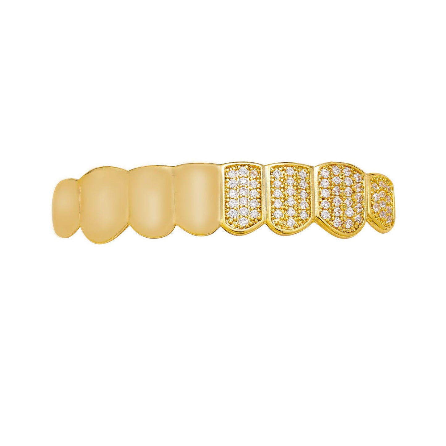 Half N Half Iced Out Grillz