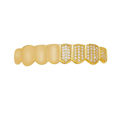 Half N Half Iced Out Grillz
