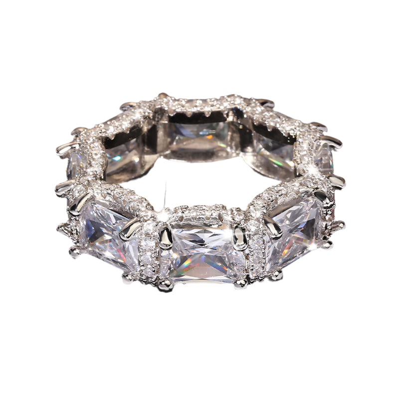 Iced Out Large Gem Ring - DATNEWDRIP