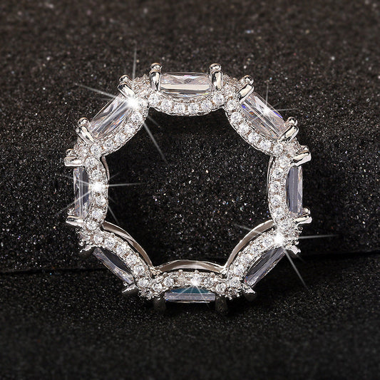 Iced Out Large Gem Ring - DATNEWDRIP