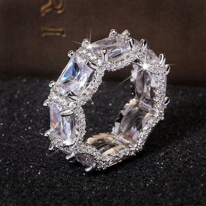 Iced Out Large Gem Ring - DATNEWDRIP