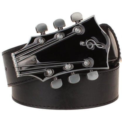 Retro Guitar Belt Buckle