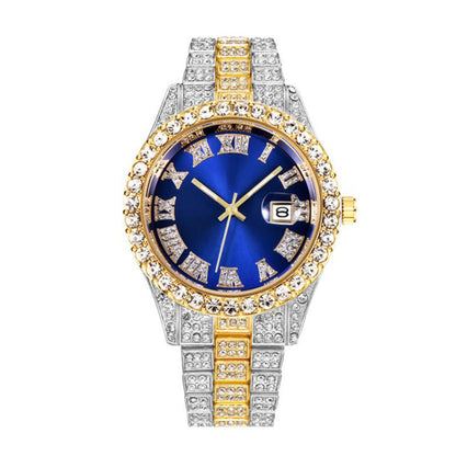 Iced Out Large Stone Watch