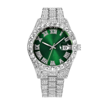 Iced Out Large Stone Watch
