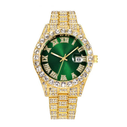 Iced Out Large Stone Watch