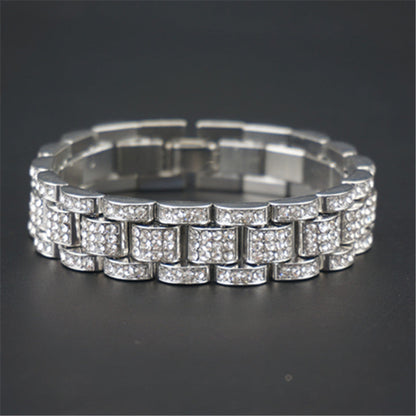 Iced Out Watch Band Style Bracelet - DATNEWDRIP