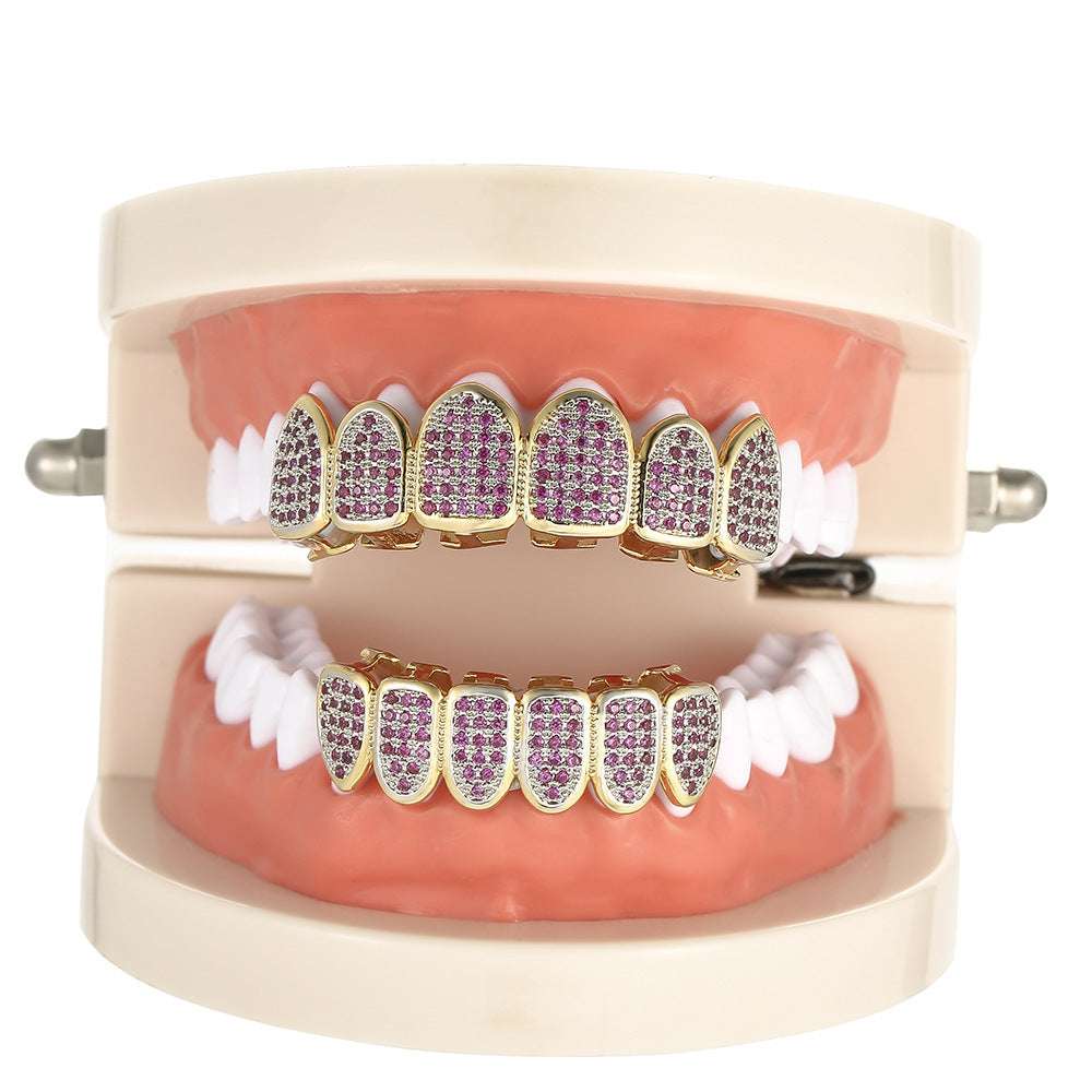 Iced Out Purple Gem Grillz