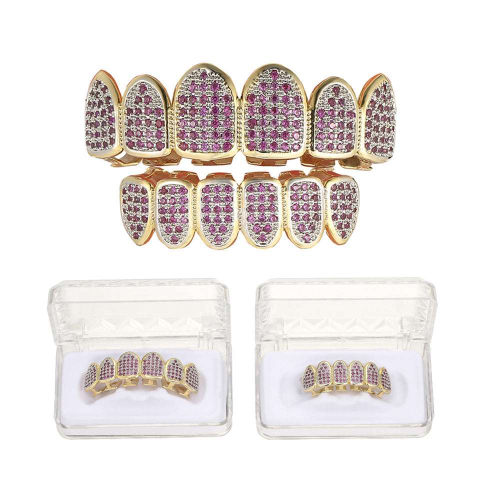 Iced Out Purple Gem Grillz