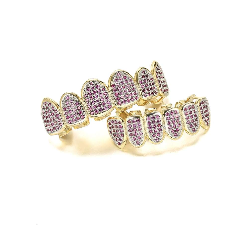 Iced Out Purple Gem Grillz