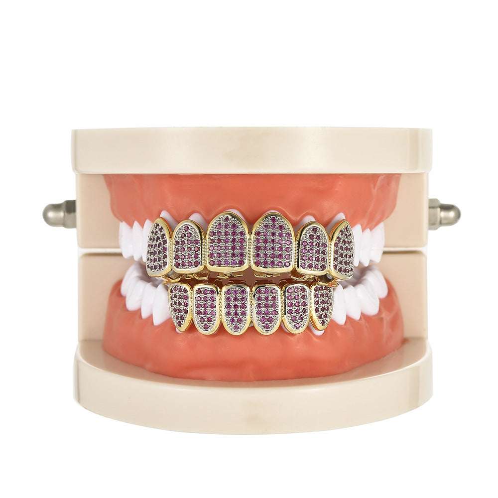 Iced Out Purple Gem Grillz
