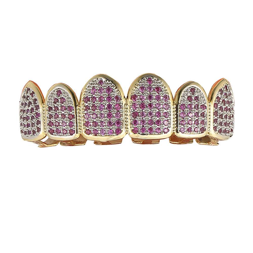 Iced Out Purple Gem Grillz