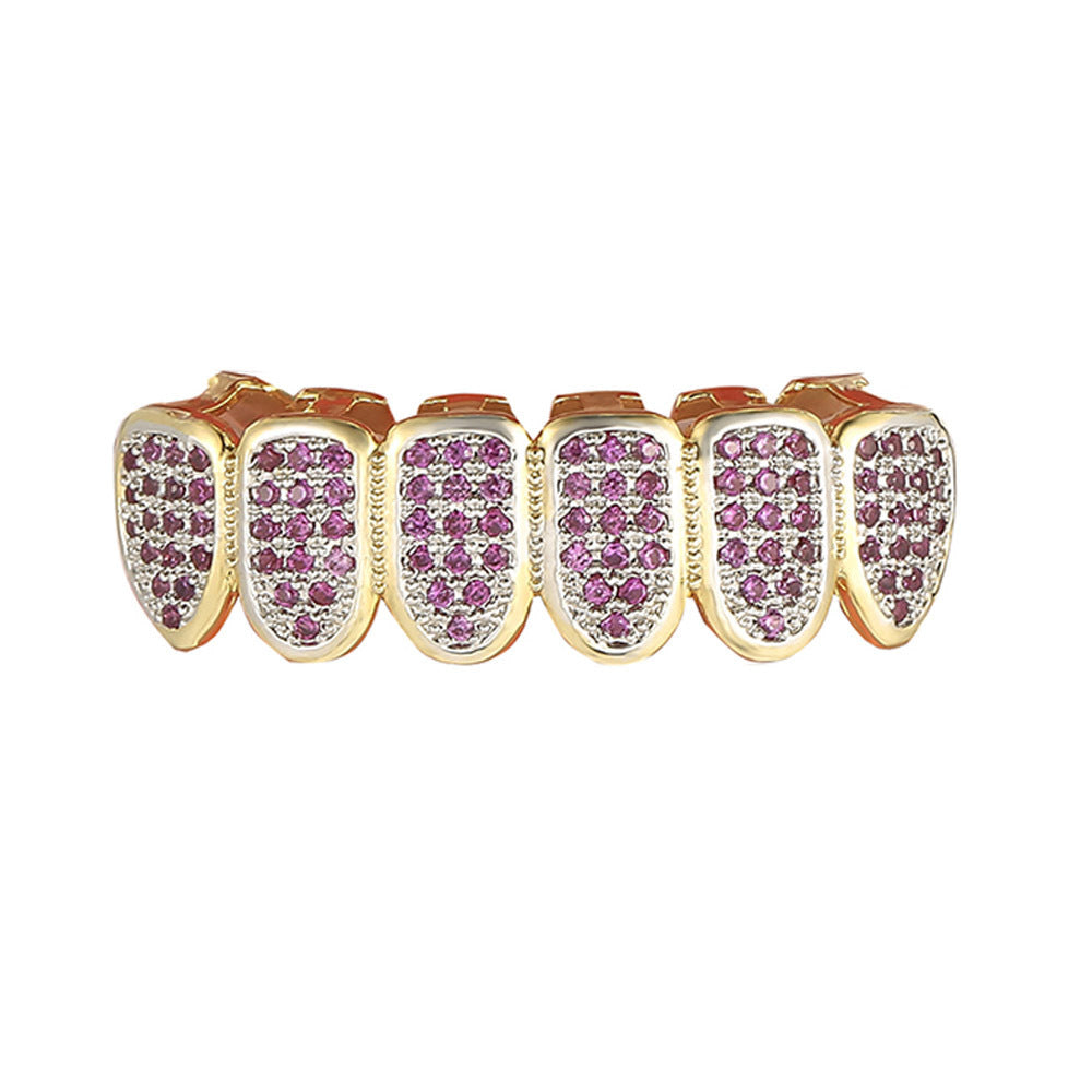 Iced Out Purple Gem Grillz