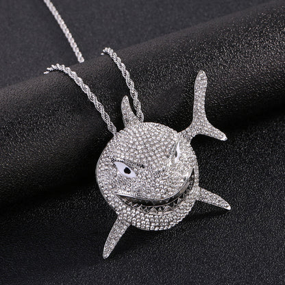 Iced Out Shark Pendant - DATNEWDRIP