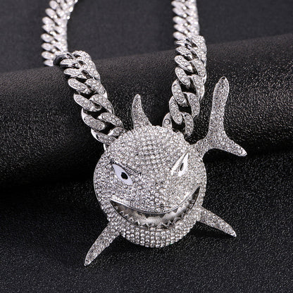 Iced Out Shark Pendant - DATNEWDRIP