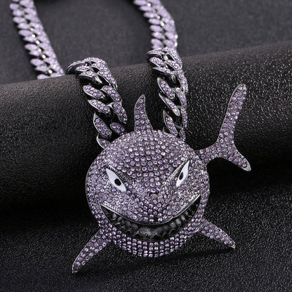 Iced Out Shark Pendant - DATNEWDRIP