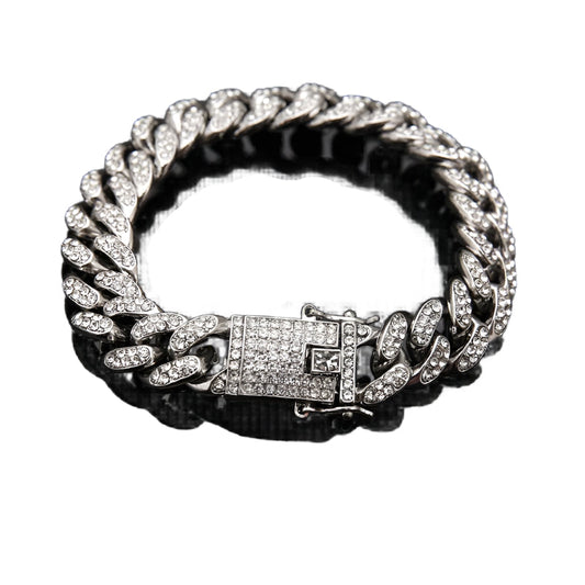 Iced Out Cuban Link Bracelet