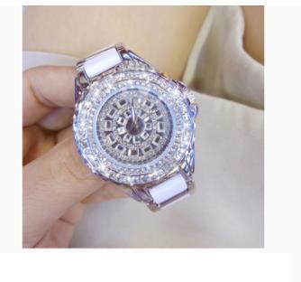 Iced Out Emerald Cut Rows Watch
