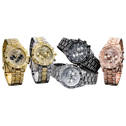 Iced Out Luxury Hip Hop Watch