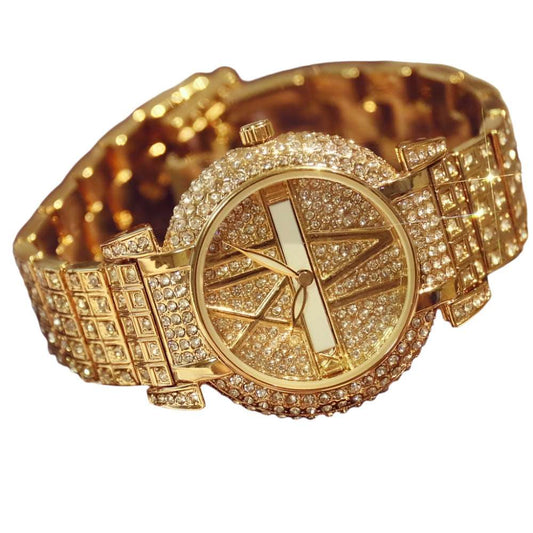 Iced Out Luxury Fashion Large Numerals Watch