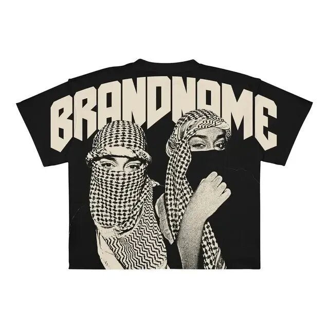Y2g Harajuku T-shirt Men Hip Hop Gothic Graphic T-shirt - DATNEWDRIP