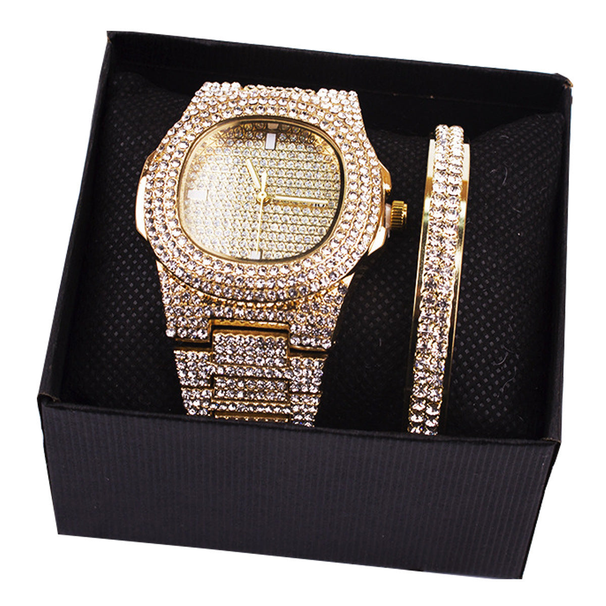 Iced Out Octagon Punk Watch