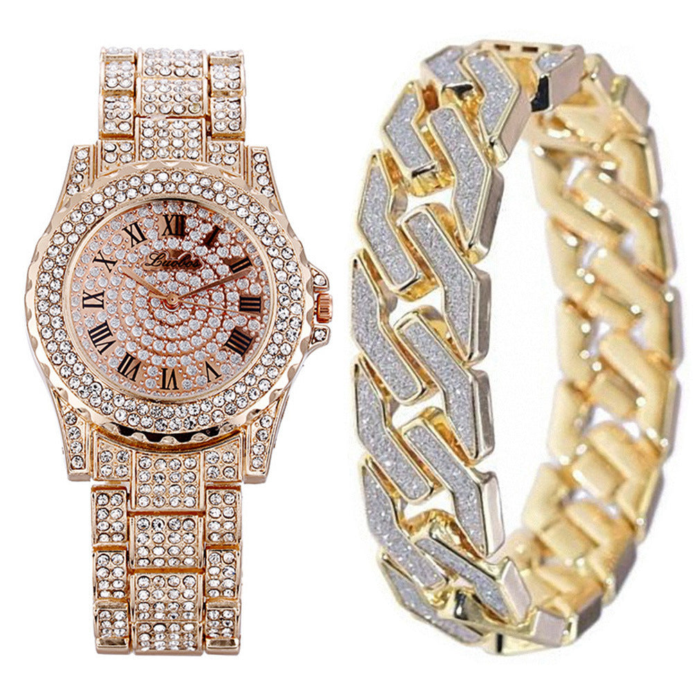 Iced Out Octagon Punk Watch