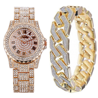 Iced Out Octagon Punk Watch