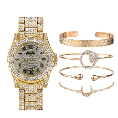 Iced Out Octagon Punk Watch