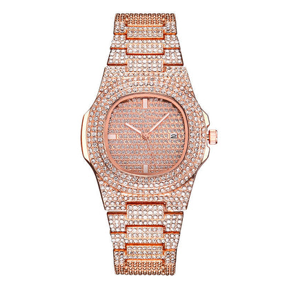 Iced Out Octagon Punk Watch
