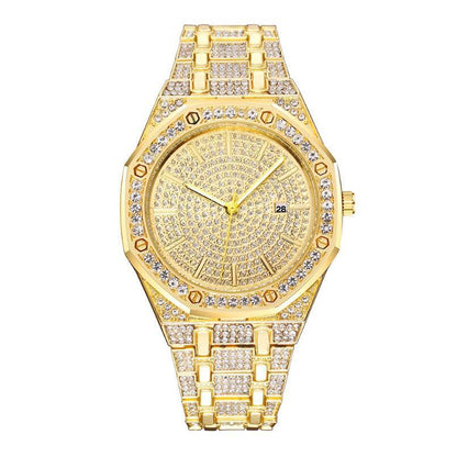 Iced Out Octagon Punk Watch