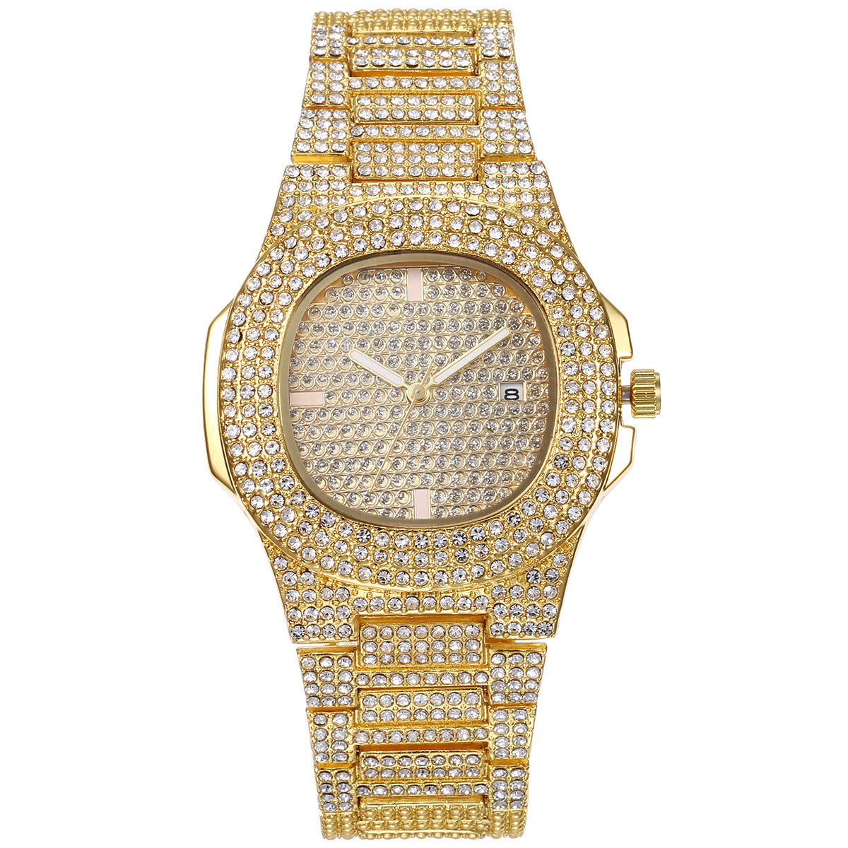 Iced Out Octagon Punk Watch