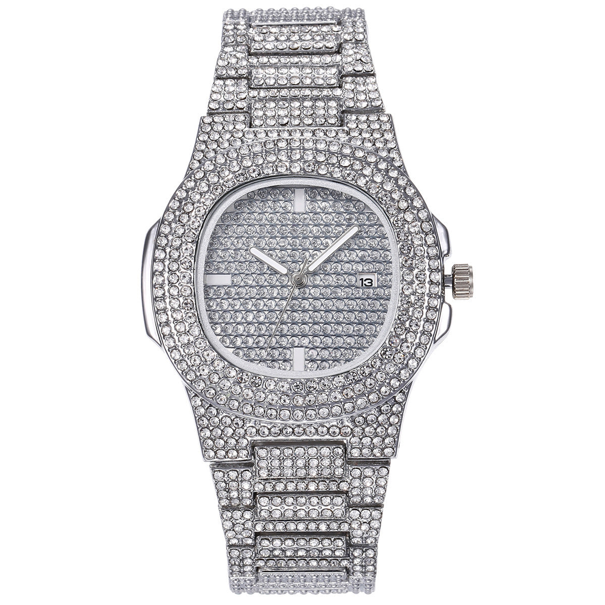 Iced Out Octagon Punk Watch