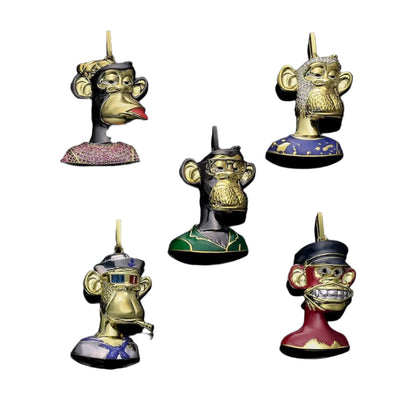 Hip Hop Pixel Punk Boring Monkey Pendant - DATNEWDRIP