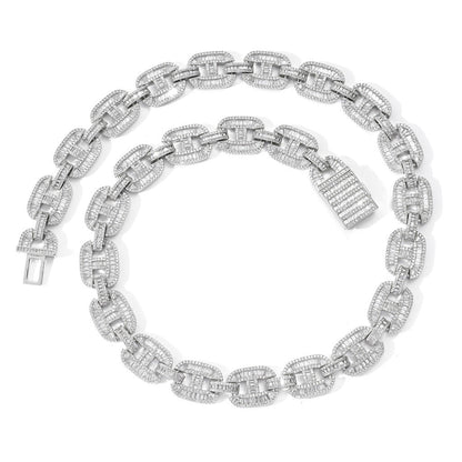 Iced Out Hip Hop Pig Nose Cuban Chain - DATNEWDRIP