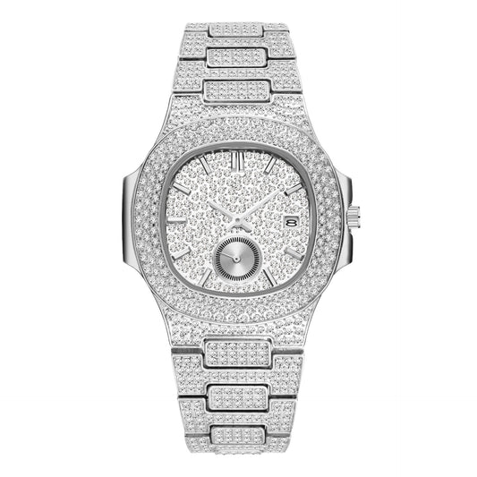 Iced Out Bubble Faced Watch