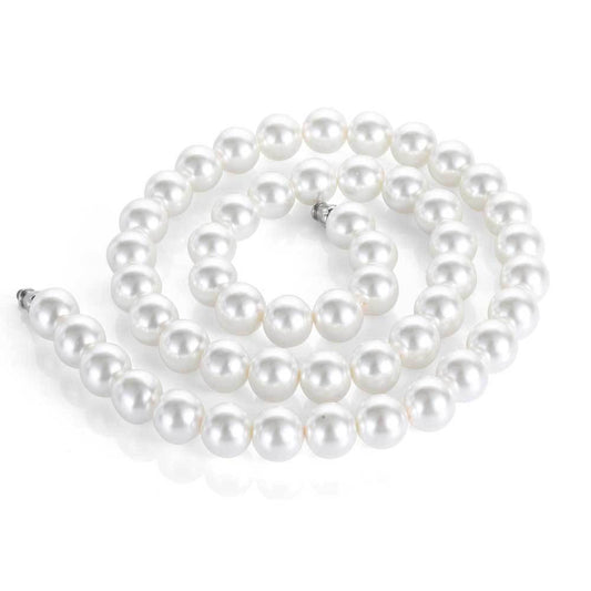 Simple High-grade Personalized Hip Hop Jewelry Pearl Necklace Ornament Women - DATNEWDRIP