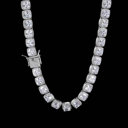 Iced Out 10mm Square Rock Candy Chain - DATNEWDRIP