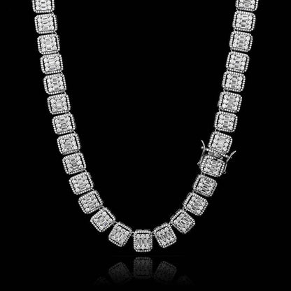 Iced Out 13mm Mixed Square Rock Candy Chain - DATNEWDRIP