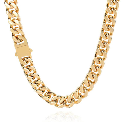 Classic Four Sides Grind Cuban Link Chain - DATNEWDRIP