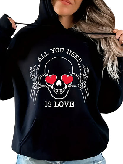 All You Need Is Love Hoodie - Womens - DATNEWDRIP