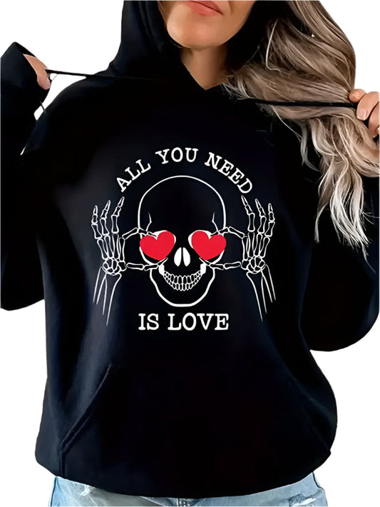 All You Need Is Love Hoodie - Womens - DATNEWDRIP