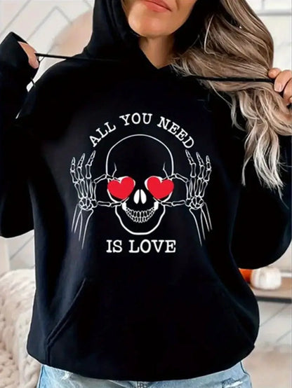 All You Need Is Love Hoodie - Womens - DATNEWDRIP