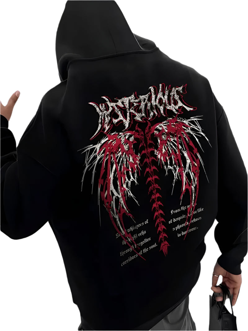 Blood Eagle Wings Hoodie - Mens - DATNEWDRIP
